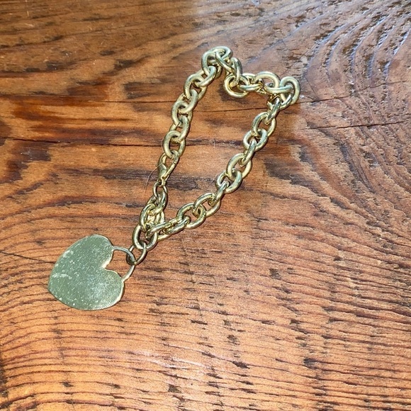 Vintage style Heart chain bracelet - Picture 1 of 2